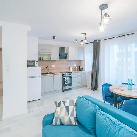 Stylowy Blue Self Check In 24h Daire *